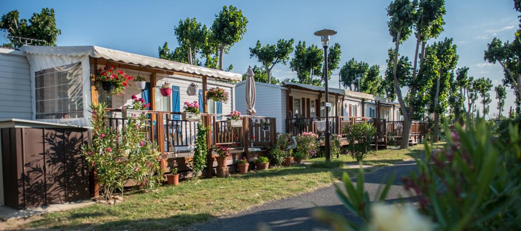 Mobil home du camping Les Sables du Midi